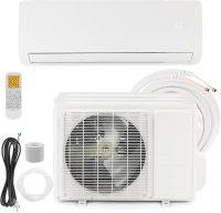 Leadzm 9,000 BTU Mini Split AC/Heating System with Inverter