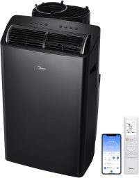 Midea DUO Smart Inverter 14K BTU Portable Air Conditioner with Heat