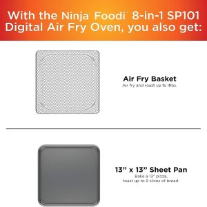 Ninja SP101 Digital Air Fry Countertop Oven with 8-in-1 Functionality - Image 8
