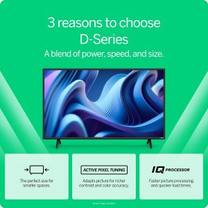 VIZIO D32h-J 32 inch HD 720p Smart TV with Apple AirPlay and Chromecast Built-in - Image 5