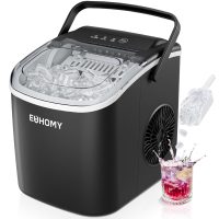 EUHOMY Ice Maker Countertop Machine with Handle