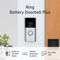 Ring Battery Doorbell Plus, Head-to-Toe HD+ Video