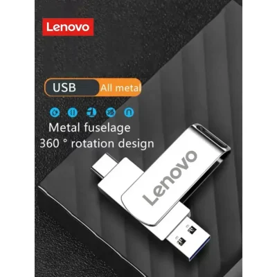 Lenovo 16TB 3.0 USB flash drive waterproof Type-C USB metal high-speed pen drive 2TB 512GB suitable for computer storage devices - Image 4