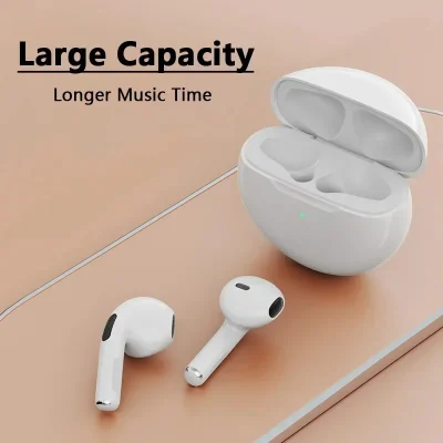 Air Pro 6 TWS Wireless Headphones with Mic Fone Bluetooth Earphones Sport Running Headset for Apple iPhone Xiaomi Pro6 Earbuds A - Image 5