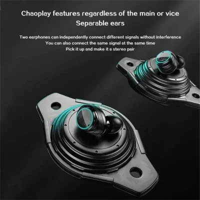 Wireless Headset Noise Reduction HQ High Quality TWS Earphone M25 In-ear Type-C LED Display Recharge Earphone Headphone With Mic - Image 4