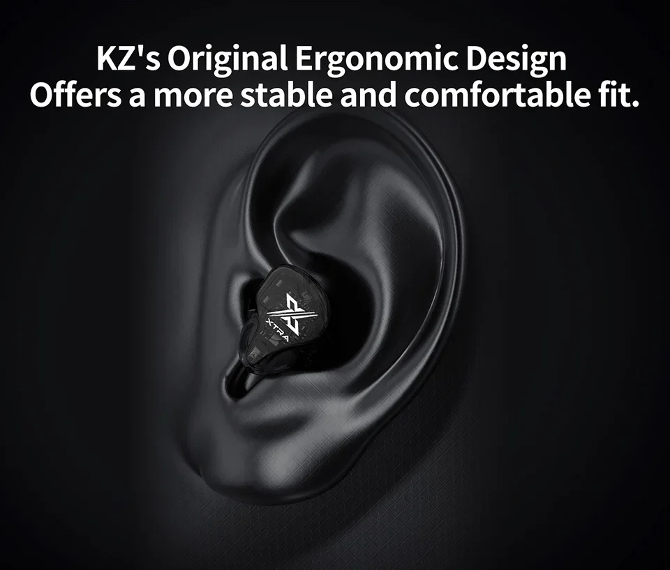 KZ Xtra TWS Bluetooth 5.4 Earbuds Active Noise Reduction Earphones with Qualcomm QCC3091 Chip Earbuds Hifi Sound Quality Earbuds