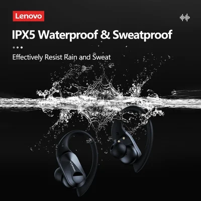 Lenovo LP75 TWS with Mics Sports Earphones Bluetooth 5.3 Wireless Headphones Waterproof HiFi Stereo Noise Reduction Earbuds - Image 5