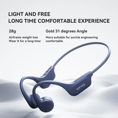 Sanag B60 True Bone Conduction Wireless Earphone Swimming Riding Headphones 64GB Memory Offline Local MP3 Playback Earbuds - Image 4