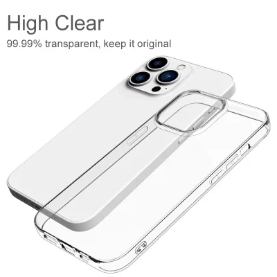 Ultra Thin Clear Silicone Case For iPhone 15 14 13 12 11 Pro Xs Max Mini XR X 7 8 6s Plus 6 SE 2020 2022 2016 5 5S Back Cover - Image 5