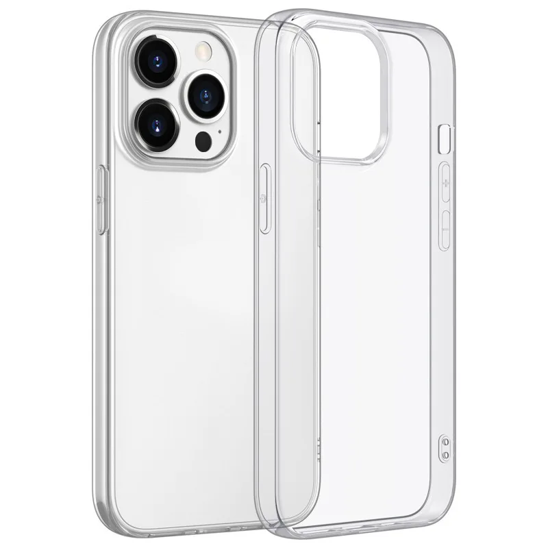 Ultra Thin Clear Silicone Case For iPhone 15 14 13 12 11 Pro Xs Max Mini XR X 7 8 6s Plus 6 SE 2020 2022 2016 5 5S Back Cover