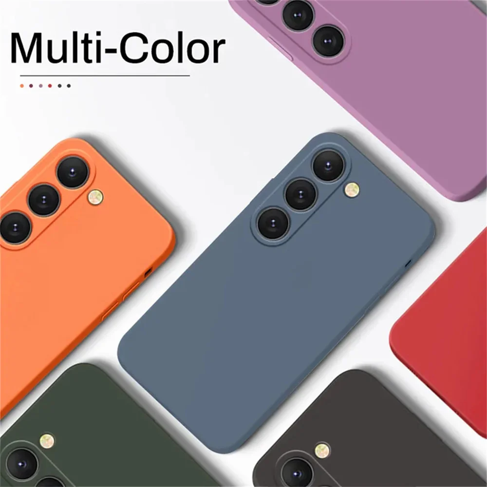 luxury Liquid Silicone Case for Samsung S24 Galaxy S20 S21 S22 S23 FE Plus Note10 20 A52 A31 A41 A71 A51 A72 A70 A50 Coque