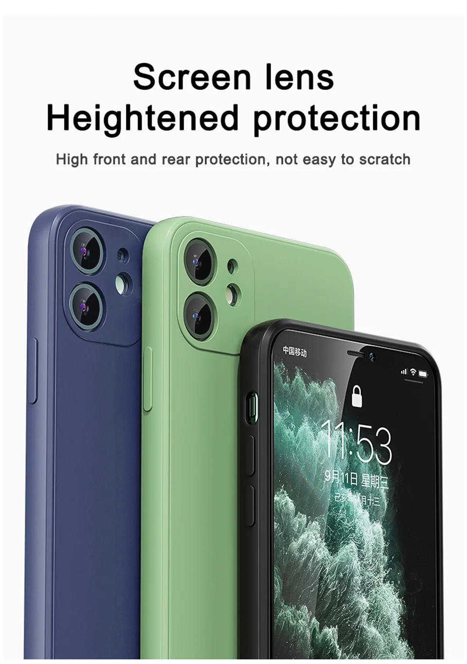 Luxury Liquid Silicone Shockproof Case for iPhone 11 12 13 14 15 Pro Max 7 8 14 15 Plus X XS XR Max Mini Back Soft Cover Funda