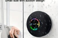 New Bathroom Waterproof Wireless LED Bluetooth Speaker Large Suction Cup Mini Portable Speaker Outdoor Sports Stereo Speaker