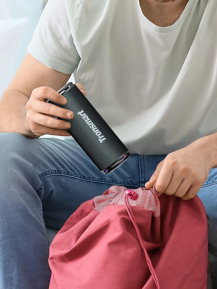 Tronsmart T7 Lite Bluetooth Speaker Enhanced Bass Portable Speaker with 24H Playtime, APP Control, IPX7 Waterproof for Camping Tronsmart T7 Lite Bluetooth Speaker Enhanced Bass Portable Speaker with 24H Playtime, APP Control, IPX7 Waterproof for Camping