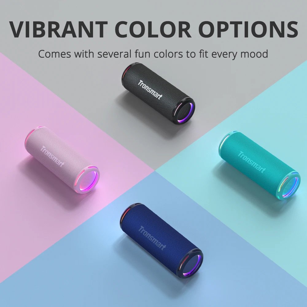 Tronsmart T7 Lite Bluetooth Speaker Enhanced Bass Portable Speaker with 24H Playtime, APP Control, IPX7 Waterproof for Camping - Image 6