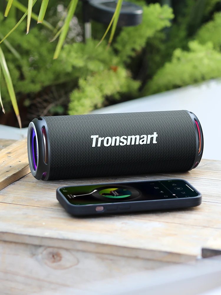 Tronsmart T7 Lite Bluetooth Speaker Enhanced Bass Portable Speaker with 24H Playtime, APP Control, IPX7 Waterproof for Camping Tronsmart T7 Lite Bluetooth Speaker Enhanced Bass Portable Speaker with 24H Playtime, APP Control, IPX7 Waterproof for Camping