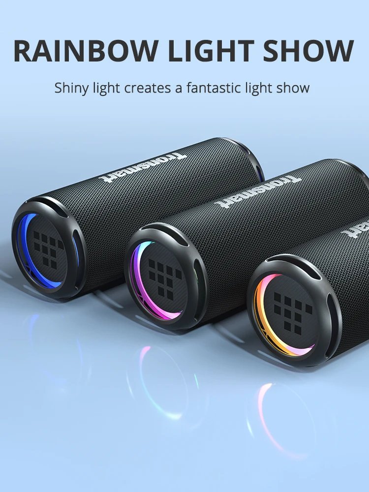 Tronsmart T7 Lite Bluetooth Speaker Enhanced Bass Portable Speaker with 24H Playtime, APP Control, IPX7 Waterproof for Camping Tronsmart T7 Lite Bluetooth Speaker Enhanced Bass Portable Speaker with 24H Playtime, APP Control, IPX7 Waterproof for Camping