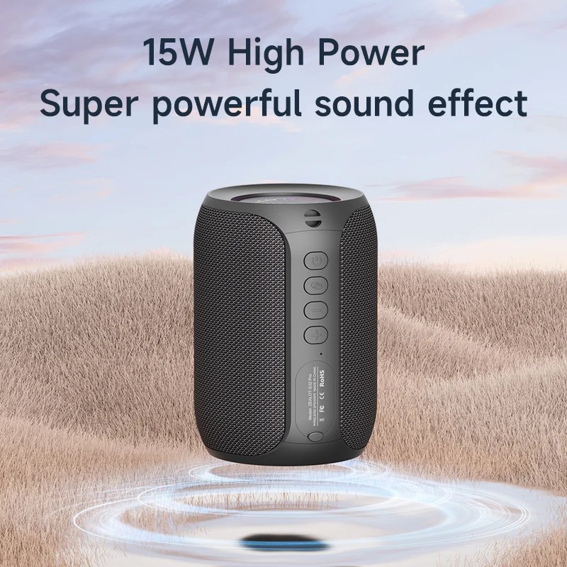 Zealot-S32PRO Powerful Bluetooth Speaker, Bass Wireless, LED Light, Outdoor Speakers, Subwoofer, Waterproof Sound Box Support - Image 6
