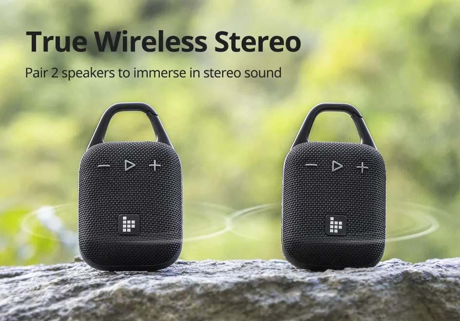 Tronsmart Mirtune H1 Speaker Portable Bluetooth Speaker with Hook, IPX7 Waterproof, 20H Playtime, for Camping, Hiking, Outdoor Tronsmart Mirtune H1 Speaker Portable Bluetooth Speaker with Hook, IPX7 Waterproof, 20H Playtime, for Camping, Hiking, Outdoor