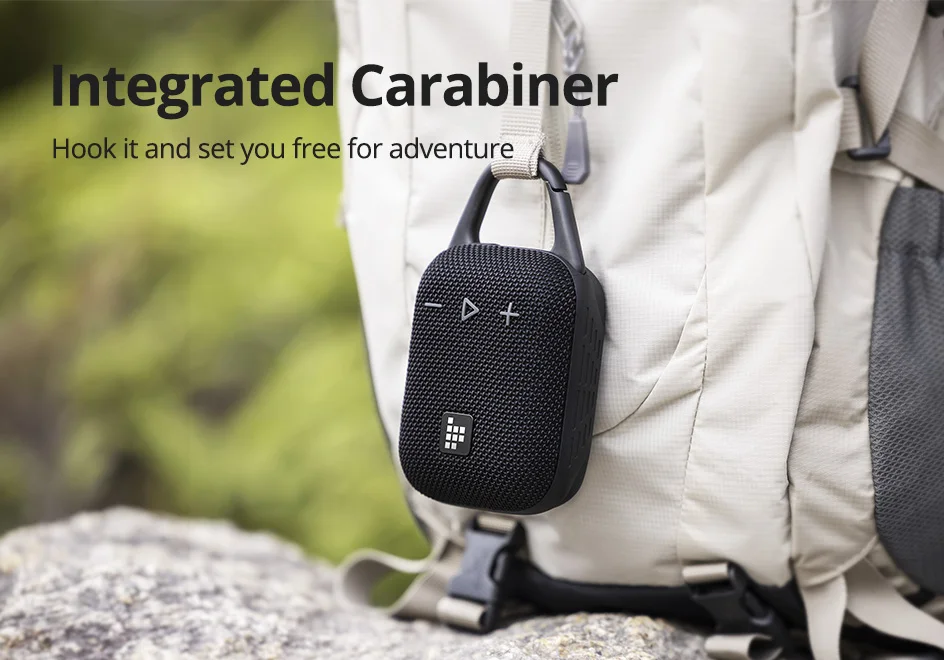 Tronsmart Mirtune H1 Speaker Portable Bluetooth Speaker with Hook, IPX7 Waterproof, 20H Playtime, for Camping, Hiking, Outdoor Tronsmart Mirtune H1 Speaker Portable Bluetooth Speaker with Hook, IPX7 Waterproof, 20H Playtime, for Camping, Hiking, Outdoor