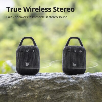Tronsmart Mirtune H1 Speaker Portable Bluetooth Speaker with Hook, IPX7 Waterproof, 20H Playtime, for Camping, Hiking, Outdoor - Image 5