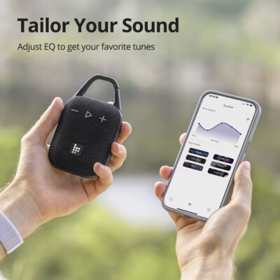 Tronsmart Mirtune H1 Speaker Portable Bluetooth Speaker with Hook, IPX7 Waterproof, 20H Playtime, for Camping, Hiking, Outdoor - Image 4