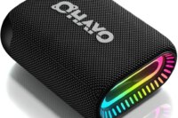 Ohayo S5 Speaker Portable Bluetooth Speaker with Hook, IPX7 Waterproof, 24H Playtime,TF Card Slot, for Camping, Hiking, Outdoor