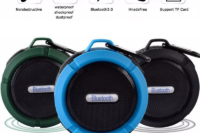 #C6 Bluetooth-compatible Speaker Big Suction Cup Bluetooth Stereo Outdoor Sports Mini Support TF Subwoofer Portable Waterproof