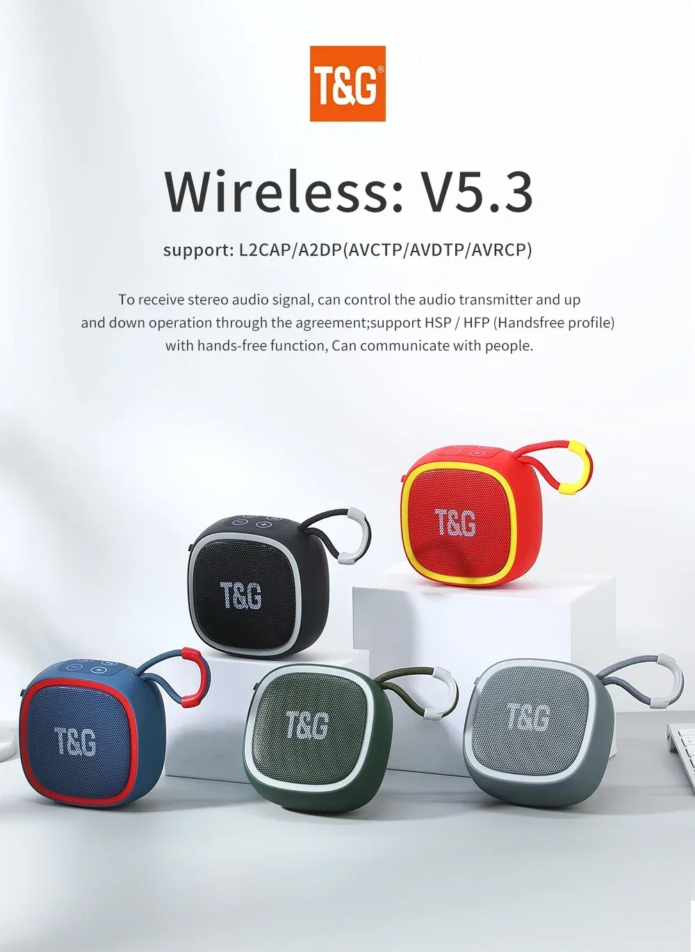 TG659 Mini Wireless Powerful Waterproof Bluetooth Speaker TWS Bluetooth 5.3 Sound Box HIFI Loudspeaker Support TF Card Radio TG659 Mini Wireless Powerful Waterproof Bluetooth Speaker TWS Bluetooth 5.3 Sound Box HIFI Loudspeaker Support TF Card Radio