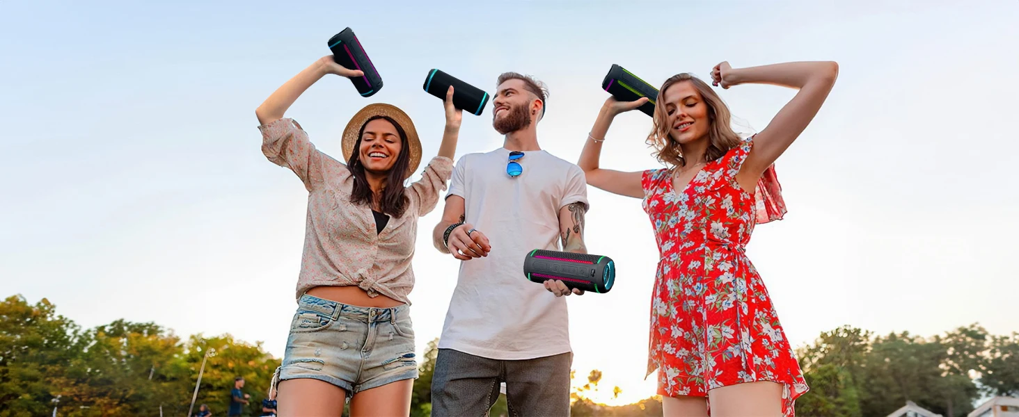 Ortizan X30 Portable Bluetooth Speakers Bass Boost 40W Powerful Wireless IPX7 Waterproof Speaker with 6600mAh Battery USB/TF/AUX Ortizan X30 Portable Bluetooth Speakers Bass Boost 40W Powerful Wireless IPX7 Waterproof Speaker with 6600mAh Battery USB/TF/AUX