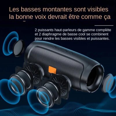 XIAOMI Portable Bluetooth Speaker Mini Wireless High Fidelity Surround Sound Outdoor Waterproof Camping Party Loudspeaker - Image 4