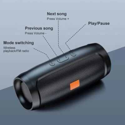 XIAOMI Portable Bluetooth Speaker Mini Wireless High Fidelity Surround Sound Outdoor Waterproof Camping Party Loudspeaker - Image 2