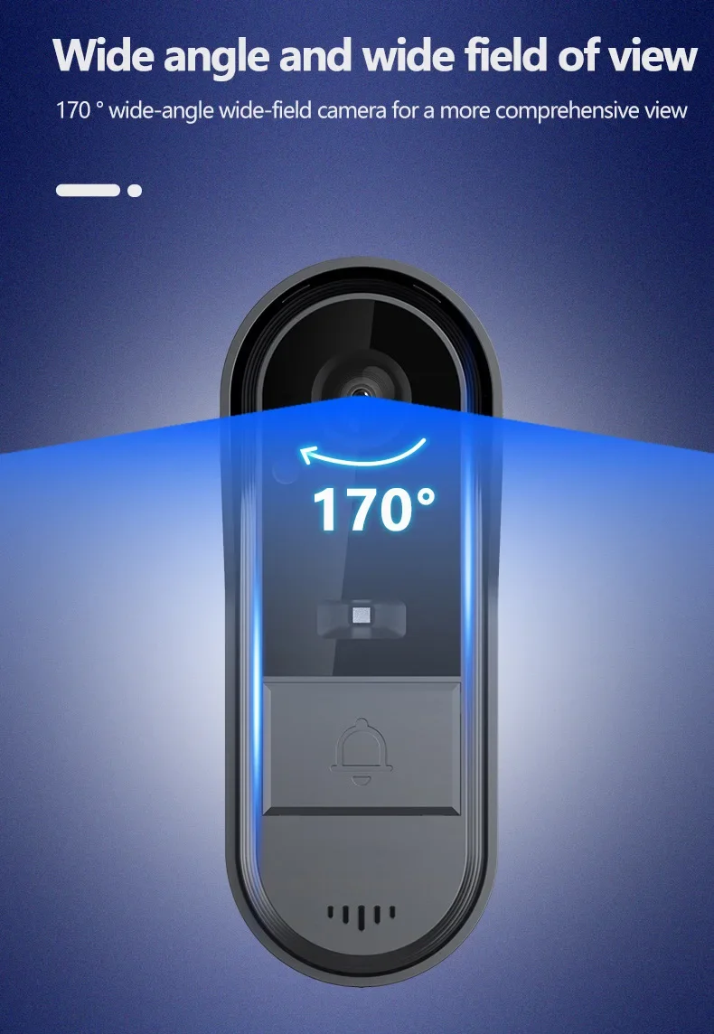 Wireless intercom Doorbell HD Night Vision 4.3in lPs screen Waterproof Visual Doorbell camera smart Home security Video By Bell Wireless intercom Doorbell HD Night Vision 4.3in lPs screen Waterproof Visual Doorbell camera smart Home security Video By Bell