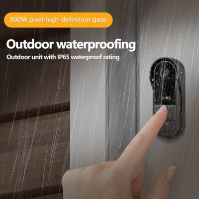 Wireless intercom Doorbell HD Night Vision 4.3in lPs screen Waterproof Visual Doorbell camera smart Home security Video By Bell - Image 4