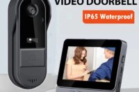 Wireless intercom Doorbell HD Night Vision 4.3in lPs screen Waterproof Visual Doorbell camera smart Home security Video By Bell