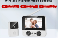 4.3 "Video intercom outdoor wireless doorbell smart home video doorbell with infrared night vision visual surveillance camera