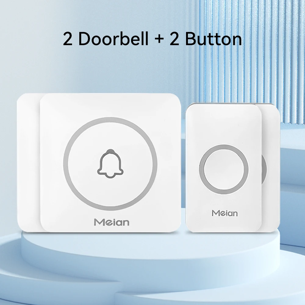 2Bell 2Button-White