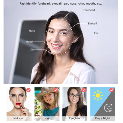 Alexa Voice Control Tuya APP Face Recognition Smart Door Lock Electronic Digital Door Lock Fully Automatic Door Lock With Camera - Image 4
