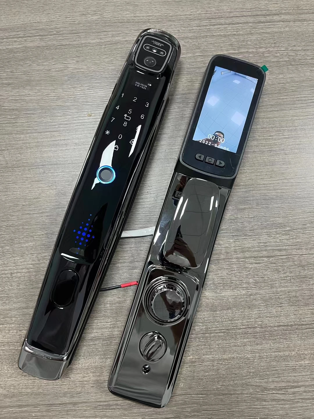 Alexa Voice Control Tuya APP Face Recognition Smart Door Lock Electronic Digital Door Lock Fully Automatic Door Lock With Camera