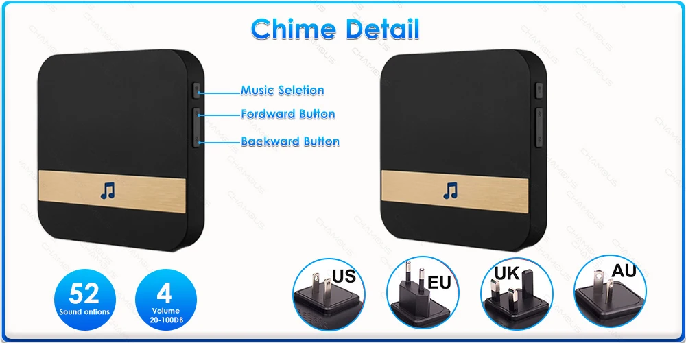 Tuya WiFi Doorbell Camera Outdoor Waterproof IP65 Wireless Video Doorbell Battery Security Protection Door Phone Alexa SmartLife