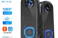 TUYA Video Doorbell WiFi  Wireless Outdoor Door Bell Camera AC DC Power 1080P Video Door Phone Waterproof IP65 Alexa Google Home