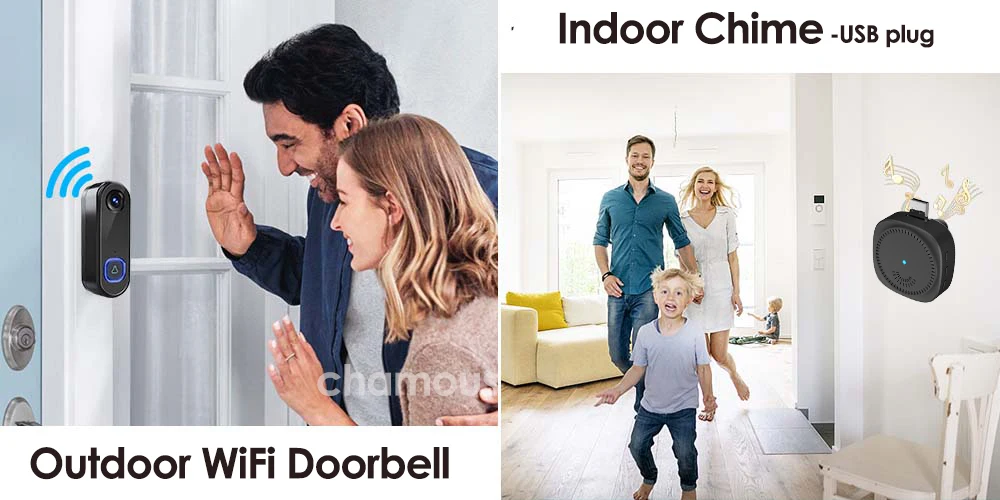 TUYA Video Doorbell WiFi Wireless Outdoor Door Bell Camera AC DC Power 1080P Video Door Phone Waterproof IP65 Alexa Google Home TUYA Video Doorbell WiFi Wireless Outdoor Door Bell Camera AC DC Power 1080P Video Door Phone Waterproof IP65 Alexa Google Home