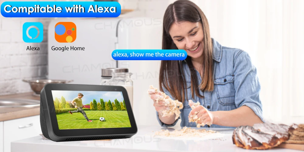 TUYA Video Doorbell WiFi  Wireless Outdoor Door Bell Camera AC DC Power 1080P Video Door Phone Waterproof IP65 Alexa Google Home