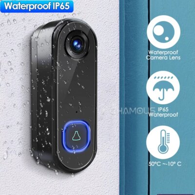 TUYA Video Doorbell WiFi  Wireless Outdoor Door Bell Camera AC DC Power 1080P Video Door Phone Waterproof IP65 Alexa Google Home - Image 6