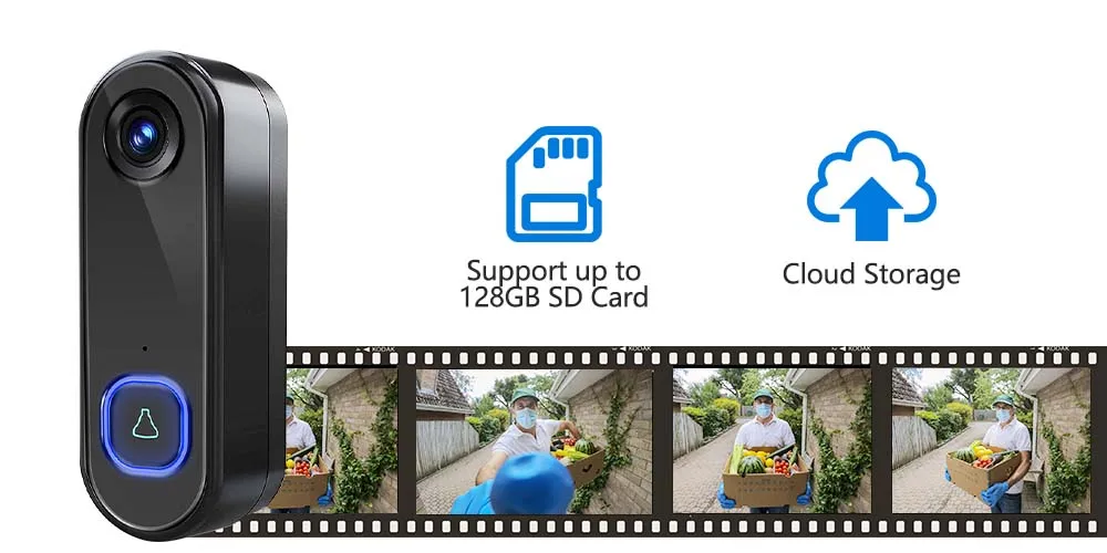 TUYA Video Doorbell WiFi Wireless Outdoor Door Bell Camera AC DC Power 1080P Video Door Phone Waterproof IP65 Alexa Google Home TUYA Video Doorbell WiFi Wireless Outdoor Door Bell Camera AC DC Power 1080P Video Door Phone Waterproof IP65 Alexa Google Home