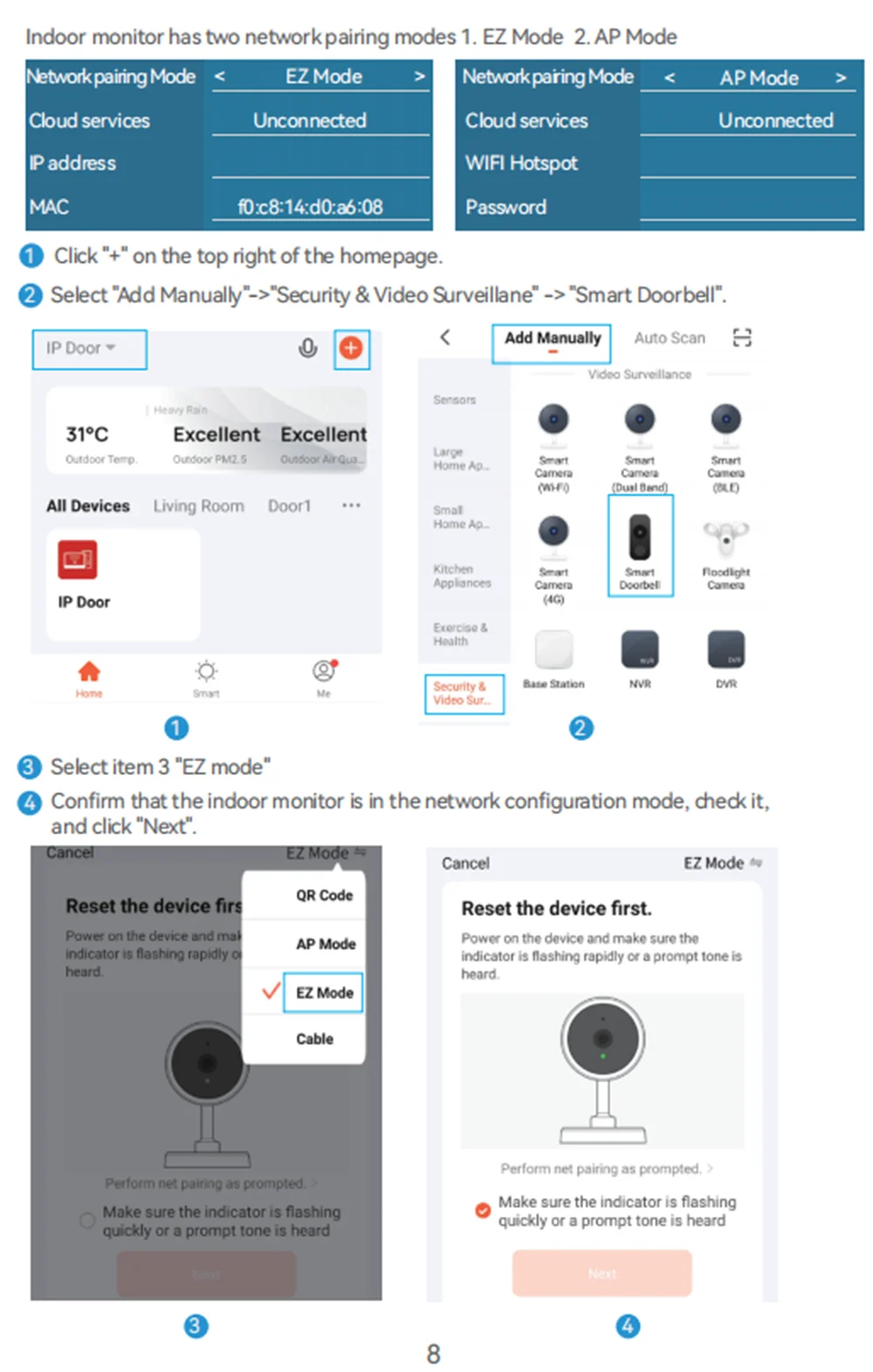 Fingerprint 5in1 Unlock Wifi Doorbell Video Intercom System For Home Doorphone Tuya Smart 1080P Touch Monitor Security Protect Fingerprint 5in1 Unlock Wifi Doorbell Video Intercom System For Home Doorphone Tuya Smart 1080P Touch Monitor Security Protect