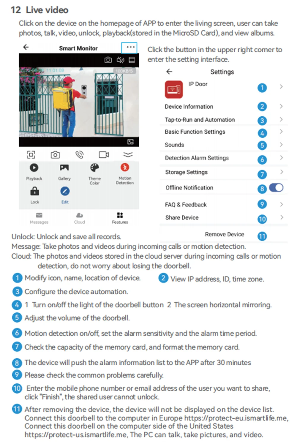 Fingerprint 5in1 Unlock Wifi Doorbell Video Intercom System For Home Doorphone Tuya Smart 1080P Touch Monitor Security Protect Fingerprint 5in1 Unlock Wifi Doorbell Video Intercom System For Home Doorphone Tuya Smart 1080P Touch Monitor Security Protect