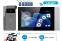 2 Wire Smart Home Tuya Wifi 1080P Video Intercom Video Door Phone 7'' Color Touch Screen Camera Doorbell Door Security System