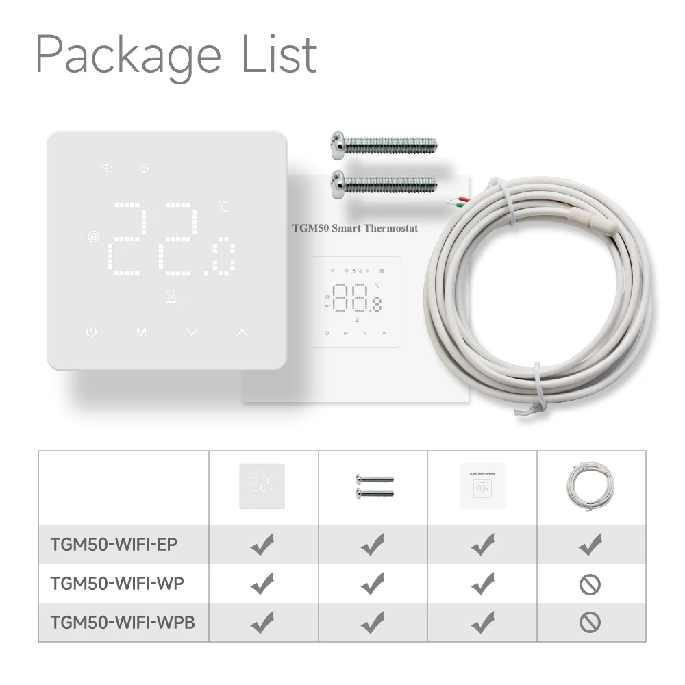 Beok Tuya Wifi Room Thermostat Underfloor Heating System Thermoregulator for Gas Boiler Electric Heating with Alexa Google Home Beok Tuya Wifi Room Thermostat Underfloor Heating System Thermoregulator for Gas Boiler Electric Heating with Alexa Google Home