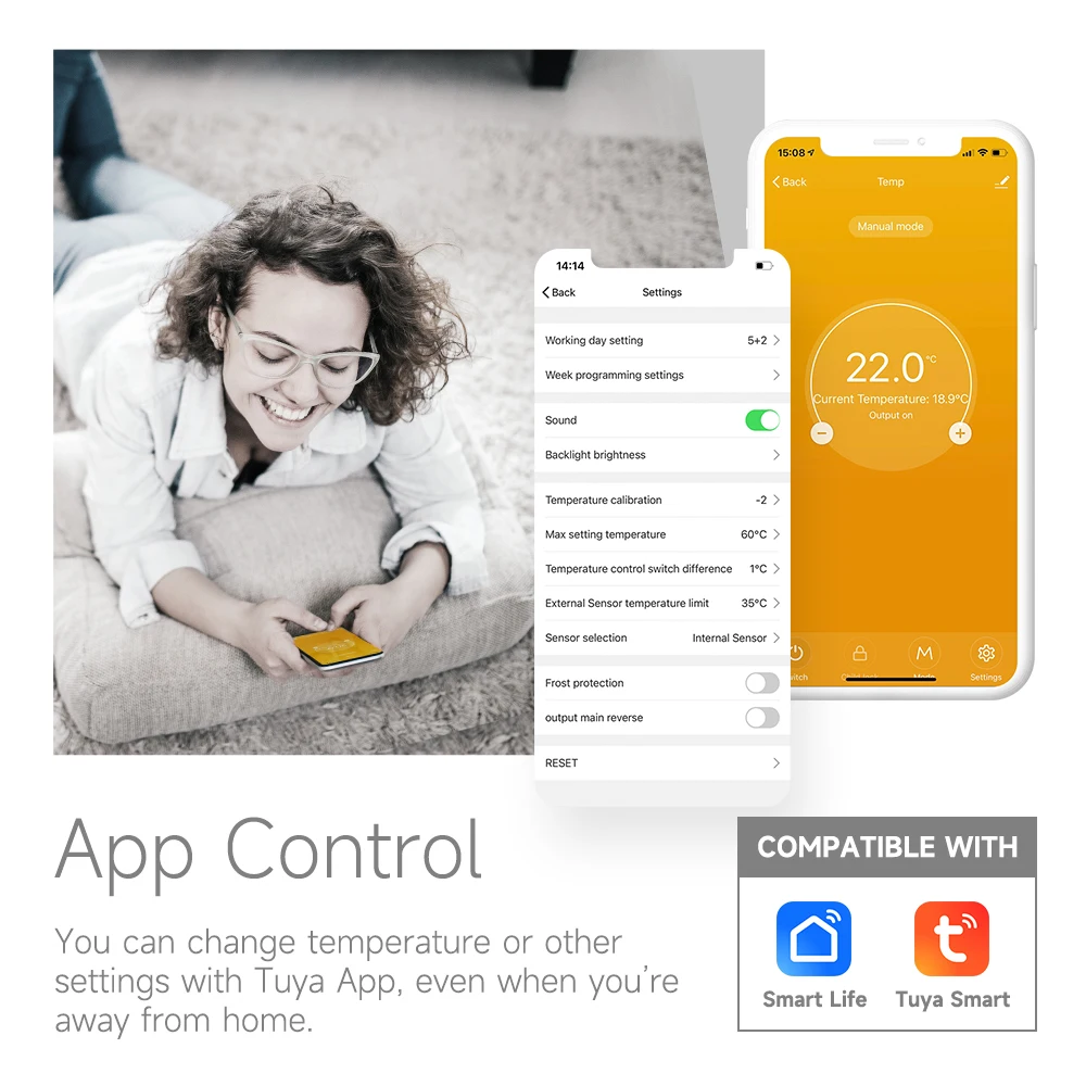Beok Tuya Wifi Room Thermostat Underfloor Heating System Thermoregulator for Gas Boiler Electric Heating with Alexa Google Home Beok Tuya Wifi Room Thermostat Underfloor Heating System Thermoregulator for Gas Boiler Electric Heating with Alexa Google Home
